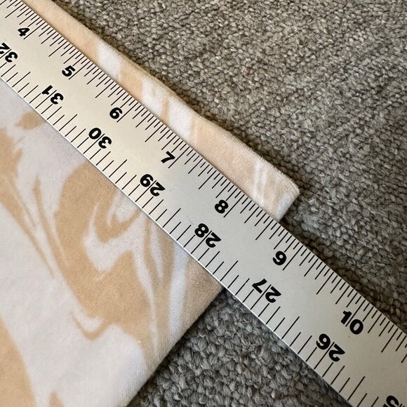 Juicy Couture Tan & White Swirl Velour Sweatpants in Womens Medium - Picture 5 of 5